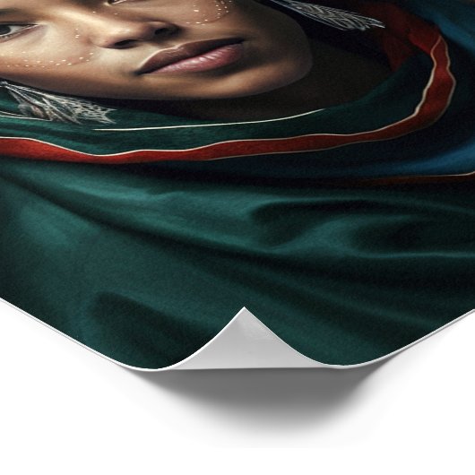 モロッコ人女性 ポスター (角)