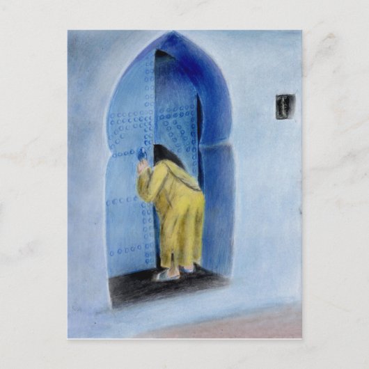 モロッコ人女性 ポストカード (正面)