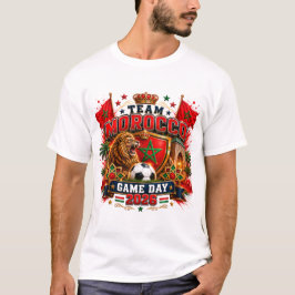モロッコ代表 2026年試合日Tシャツ | モロッコ  Tシャツ