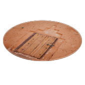 モロッコ伝統的の木製窓のテクスチャ カッティングボード (角)