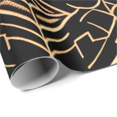 モロッコ伝統的テクスチャパミニマルターン ラッピングペーパー (ロールコーナー)