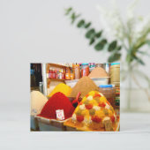 モロッコ伝統的市場のスパイス ポストカード (スタンド正面)