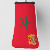モロッコ国旗のコート・オブ・アームズ ゴルフヘッドカバー (回転90)
