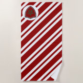 モロッコ国旗のビーチタオル ビーチタオル (正面)