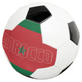 モロッコ国旗の愛らしい愛国心 サッカーボール (3/4)