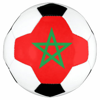 モロッコ国旗の星形 サッカーボール