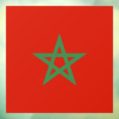 モロッコ国旗 ウィンドウサイン (シート3)