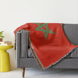 モロッコ国旗 スローブランケット