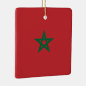 モロッコ国旗 セラミックオーナメント (右)