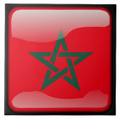 モロッコ国旗 タイル (正面)