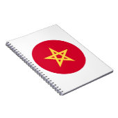 モロッコ国旗 ノートブック (右側)