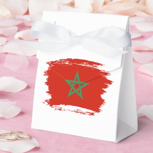 モロッコ国旗 フェイバーボックス (ウェディング)
