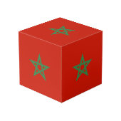 モロッコ国旗 フォトキューブ (裏面アングル)