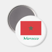 モロッコ国旗 マグネット (正面/裏面)
