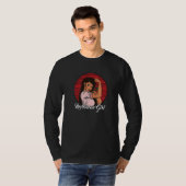 モロッコ国旗 モロッコ モロッコの女の子 Tシャツ (正面フル)