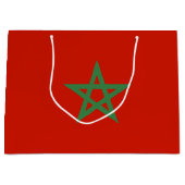 モロッコ国旗 ラージペーパーバッグ (正面)