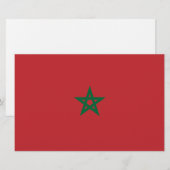モロッコ国旗 便箋 (正面/裏面)