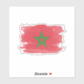 モロッコ国旗、国旗 シール (シート)