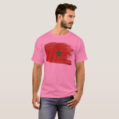 モロッコ国旗 Tシャツ (正面フル)