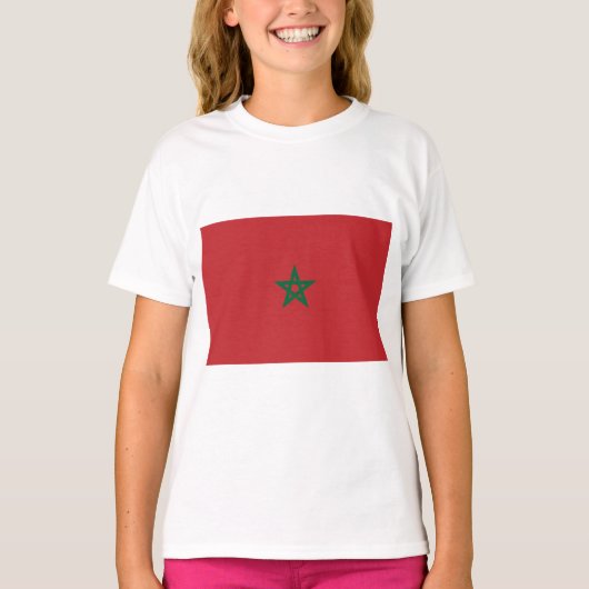 モロッコ国旗 Tシャツ (正面)