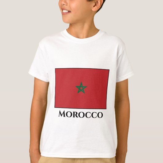モロッコ国旗 Tシャツ (正面)