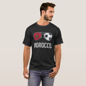 モロッコ国旗 Tシャツ (正面フル)