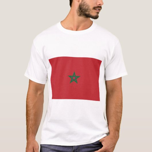 モロッコ国旗 Tシャツ (正面)