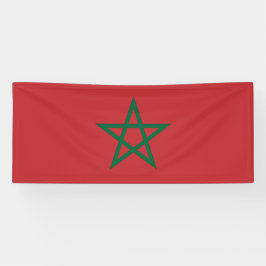 モロッコ国旗Red Green Star Morocco 横断幕