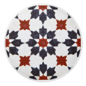 モロッコ地中海のの美しい家具 セラミックノブ (正面)