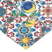 モロッコ地中海の，モザイク，レモンアート ショートテーブルランナー (コーナー)