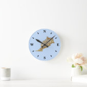 モロッコ地図の時計 ラウンド壁時計 (ホーム)