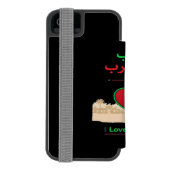 モロッコ大好き INCIPIO iPhoneウォレットケース (フォリオ裏面)