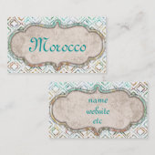 モロッコ媒体 名刺 (正面/裏面)
