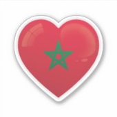 モロッコ愛のアイコン シール (正面)