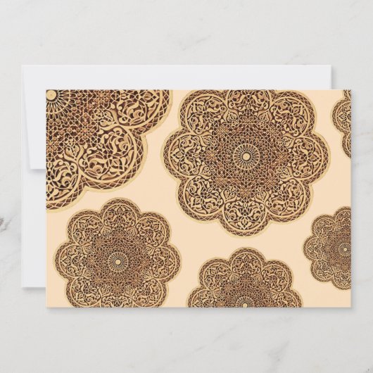 モロッコ招待状 招待状 (正面)