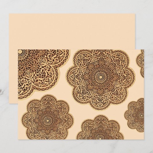 モロッコ招待状 招待状 (正面/裏面)