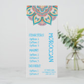 モロッコ料理店のディナーメニュー メニュー (スタンド正面)