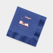 モロッコ旅券 箔ナプキン (左)