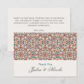 モロッコ格子幾何学曼荼羅結婚の (正面/裏面)