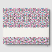 モロッコ格子幾何学曼荼羅結婚の ゲストブック (裏面)