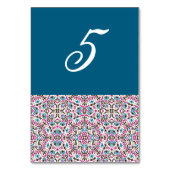 モロッコ格子幾何学曼荼羅結婚の テーブルナンバー (正面)