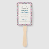 モロッコ格子幾何学曼荼羅結婚の ハンドファン (正面)