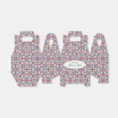 モロッコ格子幾何学曼荼羅結婚の フェイバーボックス (折り畳みなし)