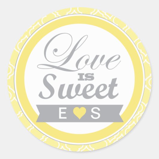 モロッコ様式の好意ステッカー ラウンドシール (正面)