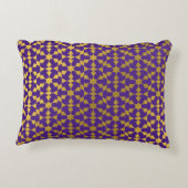 モロッコ民族幾何学モザイクパターン アクセントクッション (裏面)