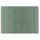 モロッコ民族幾何学モザイクパターン カッティングボード (正面)