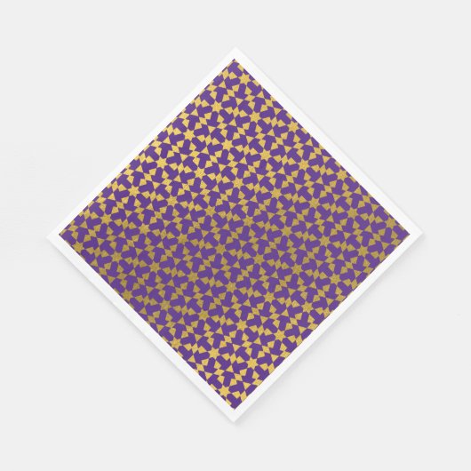 モロッコ民族幾何学モザイクパターン スタンダードランチョンナプキン (角)