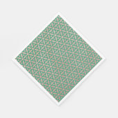 モロッコ民族幾何学モザイクパターン スタンダードランチョンナプキン (角)