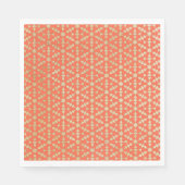 モロッコ民族幾何学モザイクパターン スタンダードランチョンナプキン (正面)