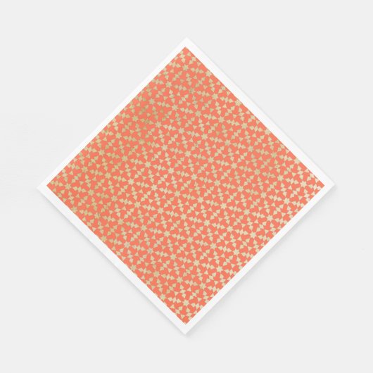 モロッコ民族幾何学モザイクパターン スタンダードランチョンナプキン (角)